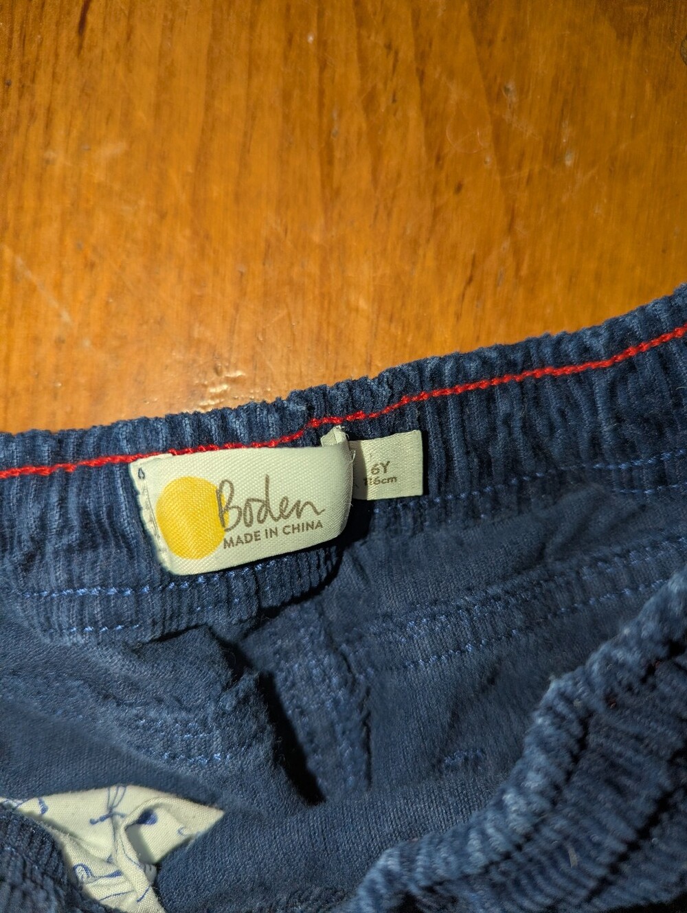 EUC Mini Biden Navy Corduroy Pants 6 - Picture 2 of 5